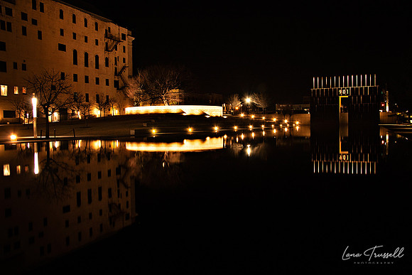 OKC Memorial at Night