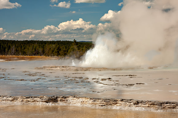 Great Fountain Geyser Eruption