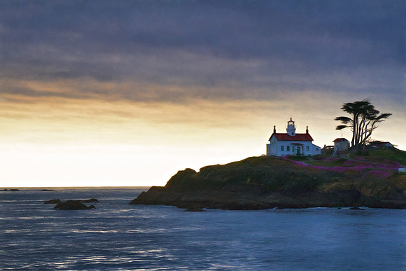 The Other Side of Battery Point Light