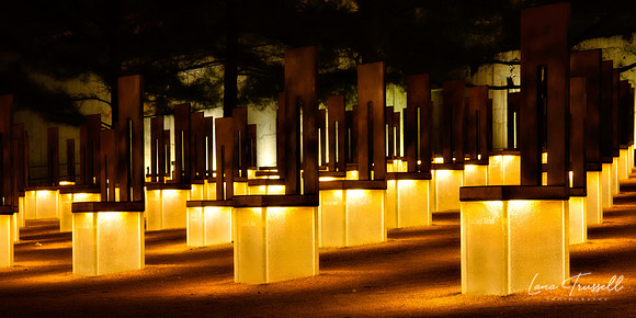 Night Glow of The Field of Empty Chairs