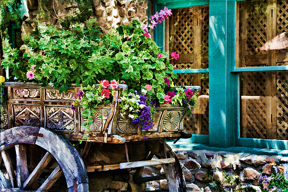 Garden In A Wagon I