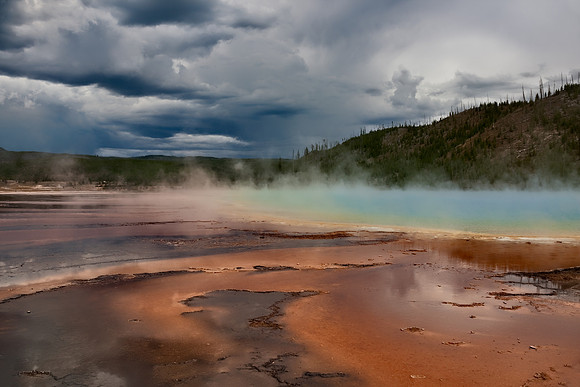 Stormy Grand Prismatic Spring